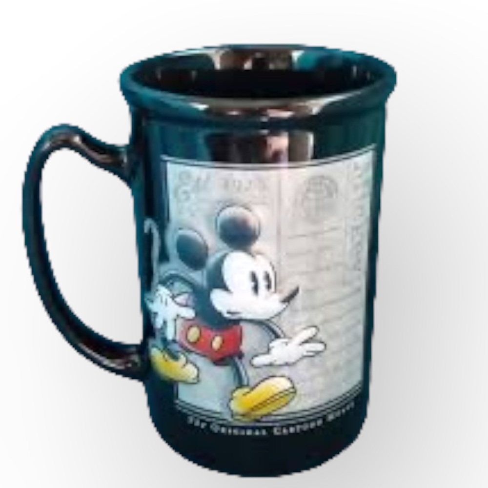 Vintage Disney 3D Mickey Mouse Ceramic Mug